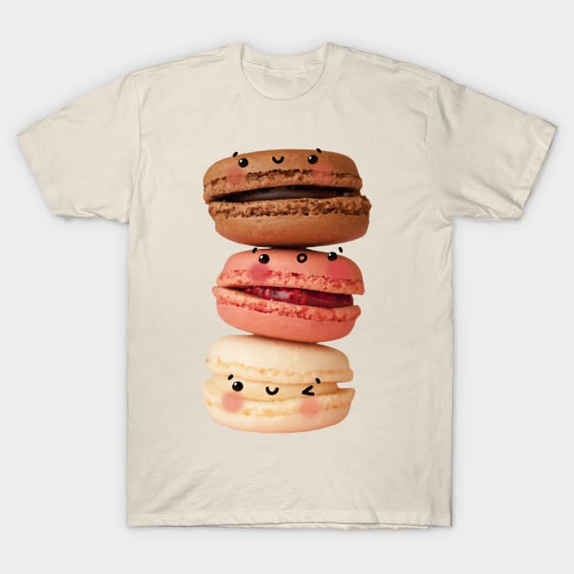 Yummy macarons T-Shirt by Nikamii
